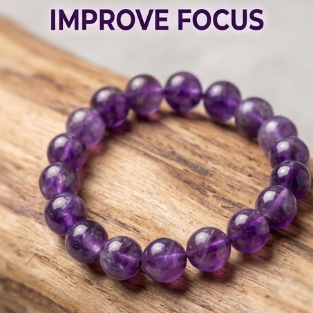 Natural Amethyst Balance Bracelet