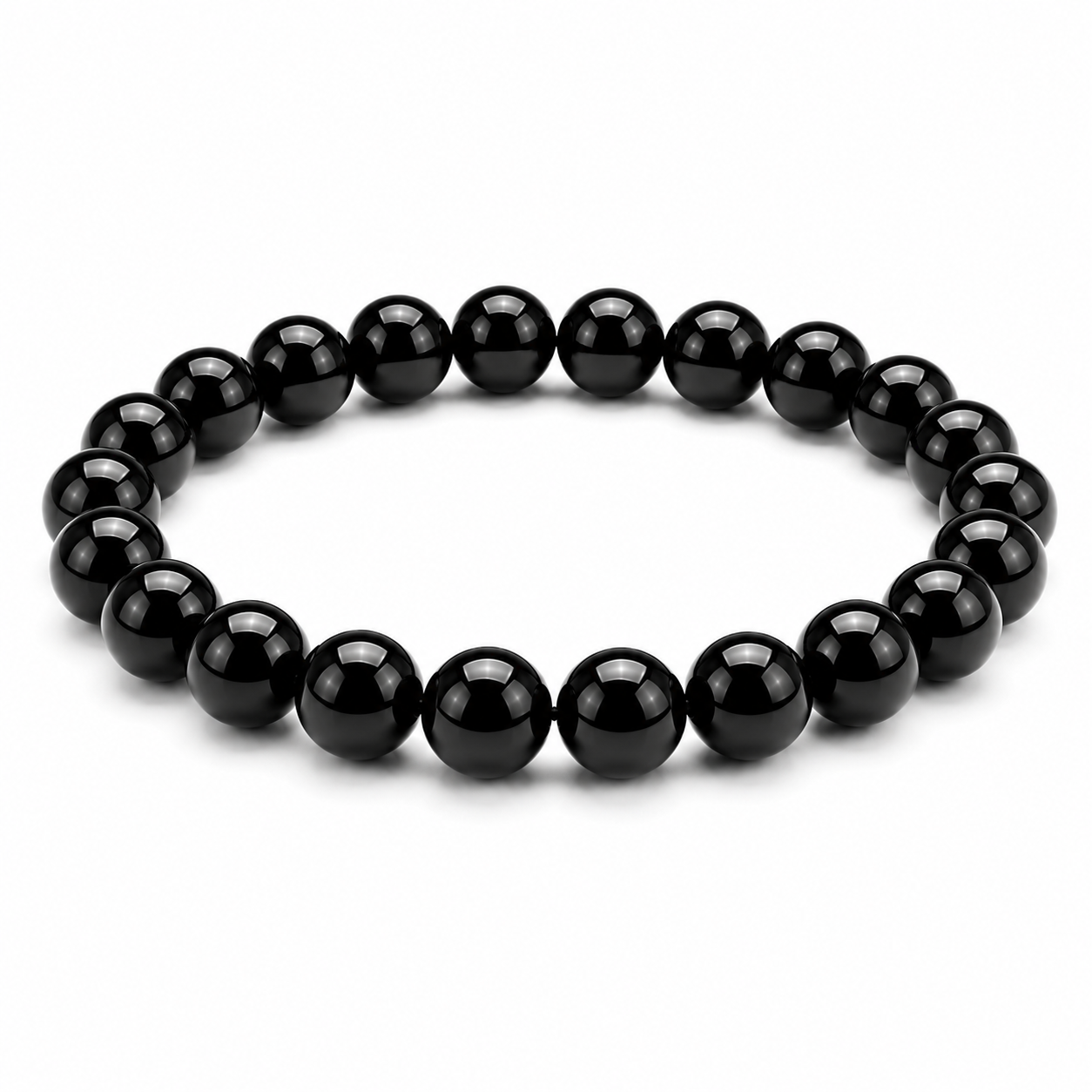 Natural Black Obsidian Bracelet for Protection & Grounding | StarVeda
