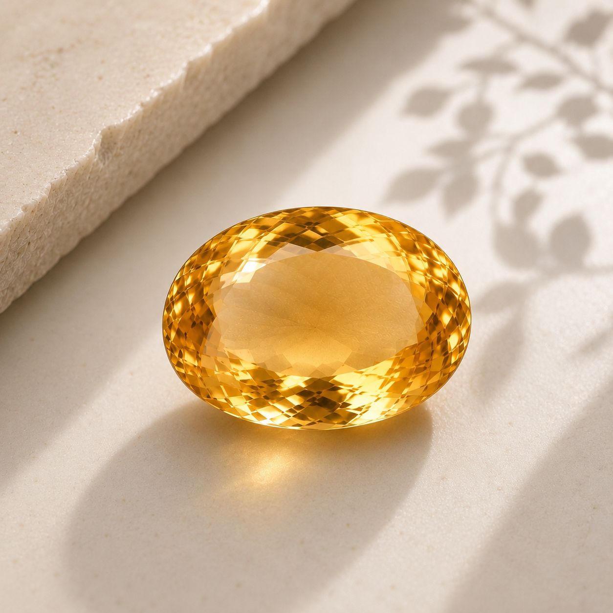 Natural Yellow Citrine (Sunela) Gemstone | StarVeda