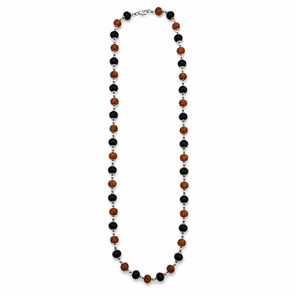 Rudraksha & Black Onyx Mala | Starveda