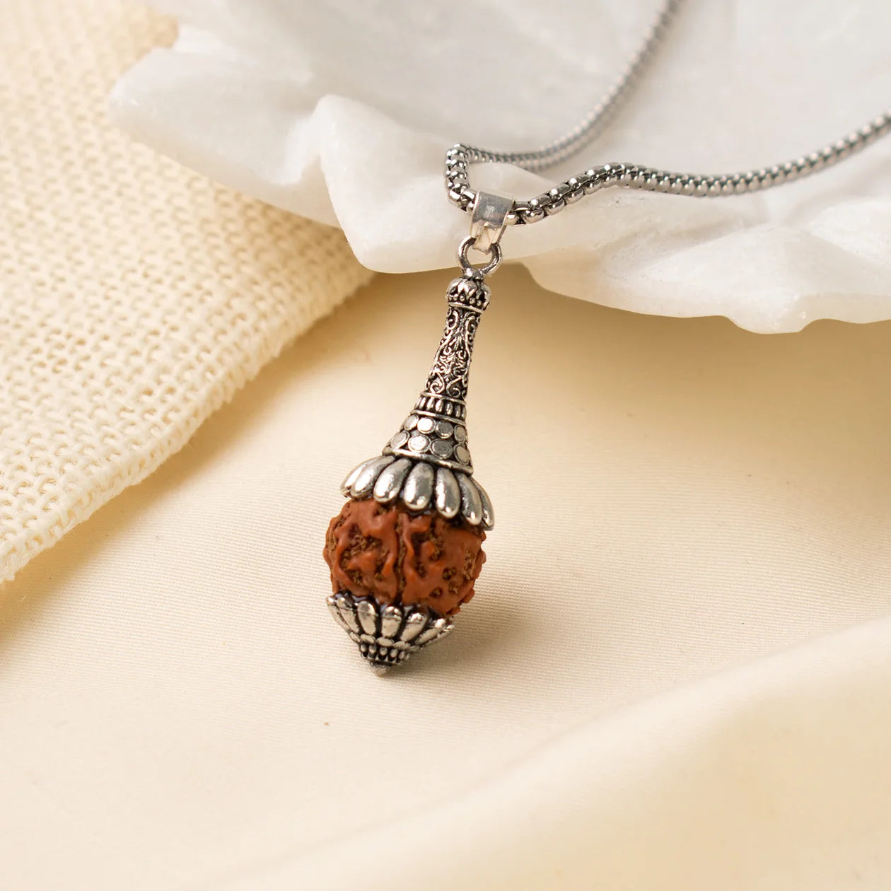 Hanuman Gada Rudraksha Pendant | Starveda