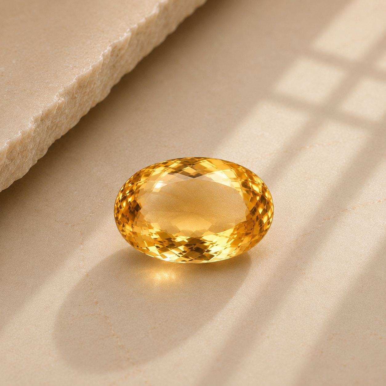 Natural Yellow Citrine (Sunela) Gemstone | StarVeda