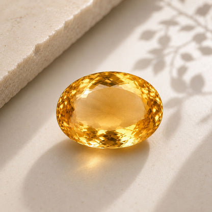 Natural Yellow Citrine (Sunela) Gemstone | StarVeda